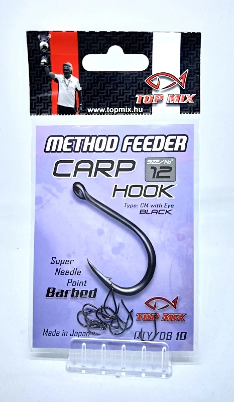 TOP MIX Method Feeder Carp Hook Micro Barbed