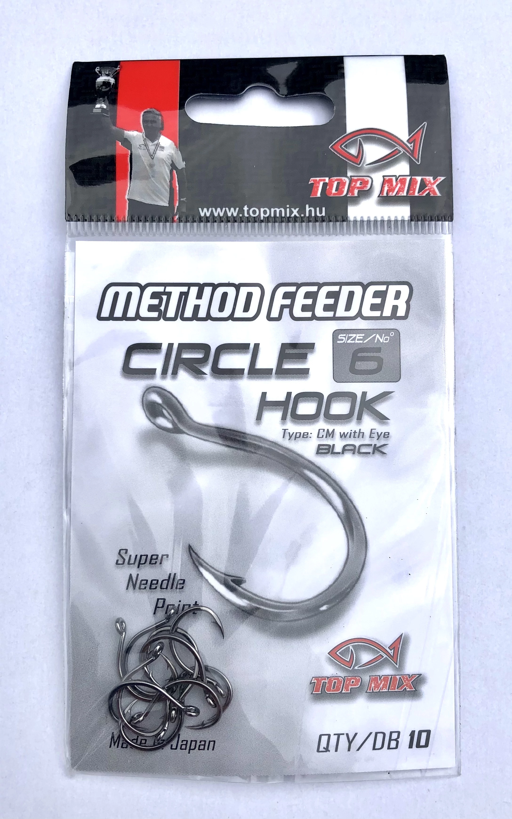 Top Mix Method feeder Circle hook